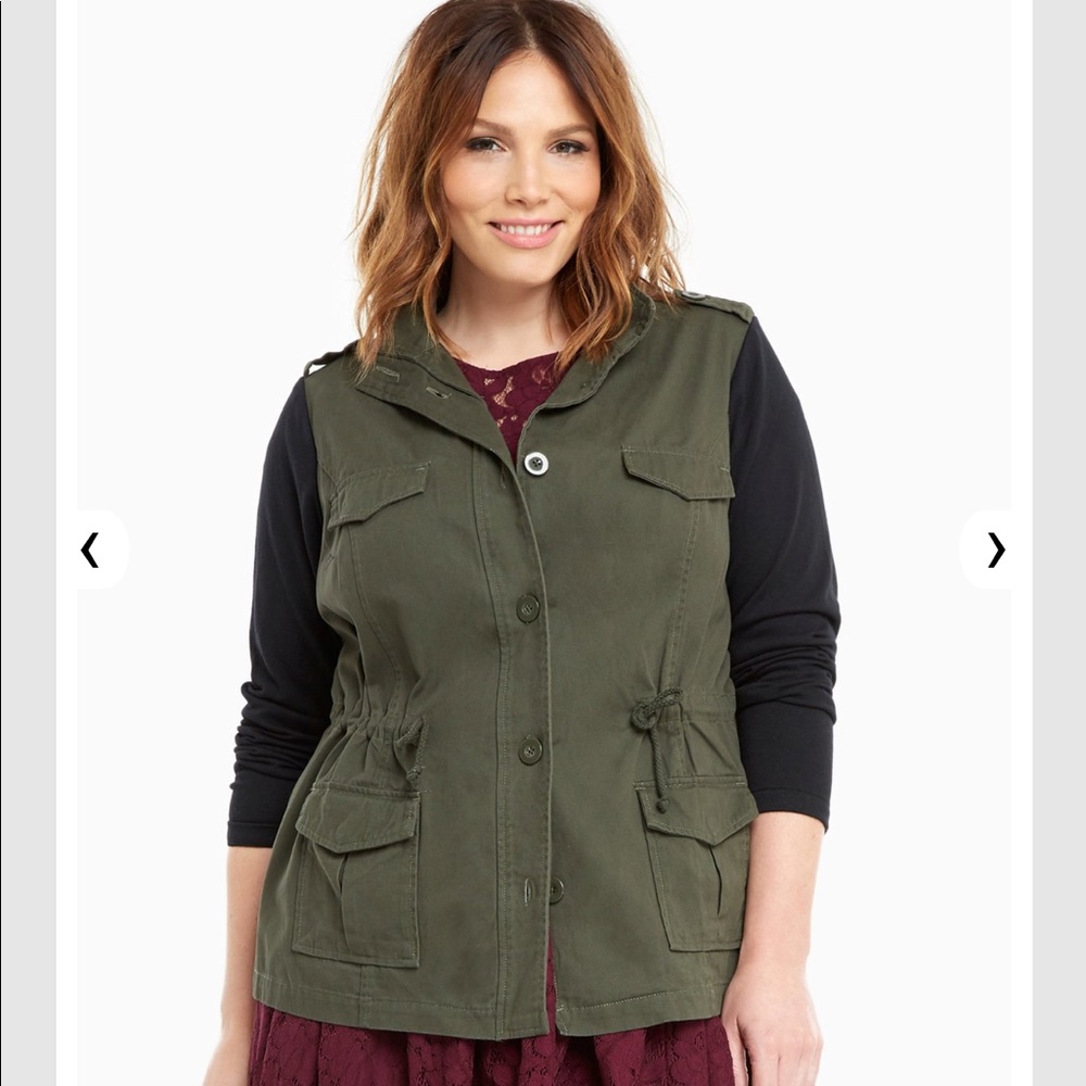 Twill & French Terry Utility Jacket